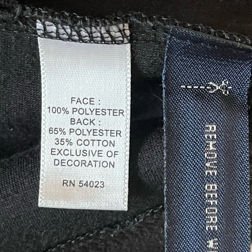 Banana Republic Mens Soft Fleece Mock Neck Zipper Front Vest Size Medium Black